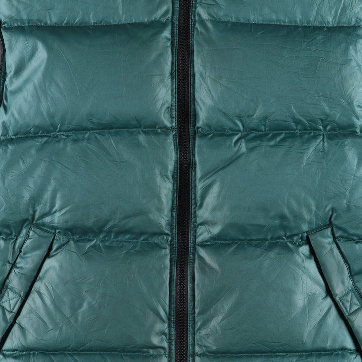 Vintage 90'S J.Crew SPORT reversible goose down vest, size L, men's polyester black type Vintage Second Hand