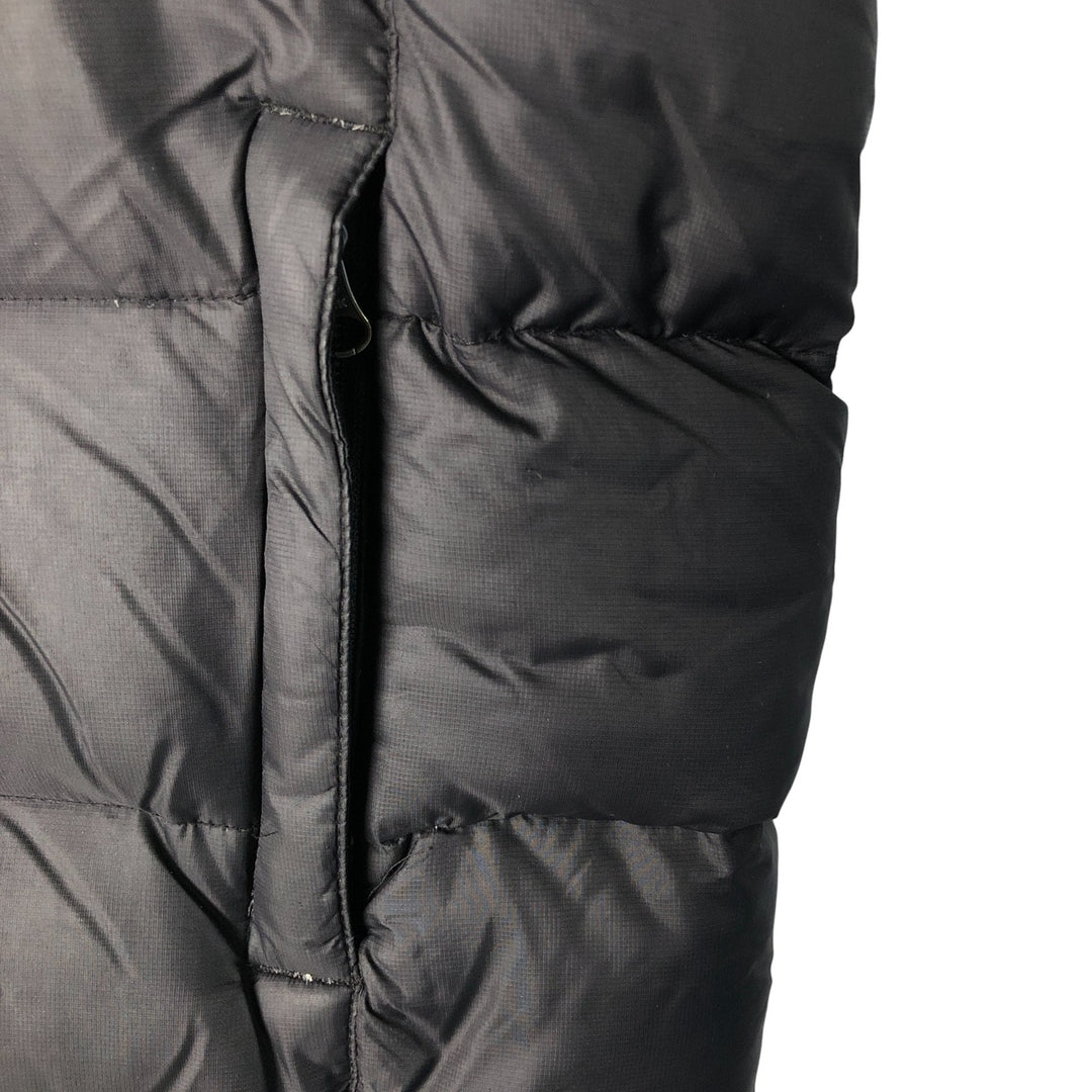 Eddie Bauer Ripstop Goose Down Vest, Men's Size L Nylon black type Vintage Second Hand