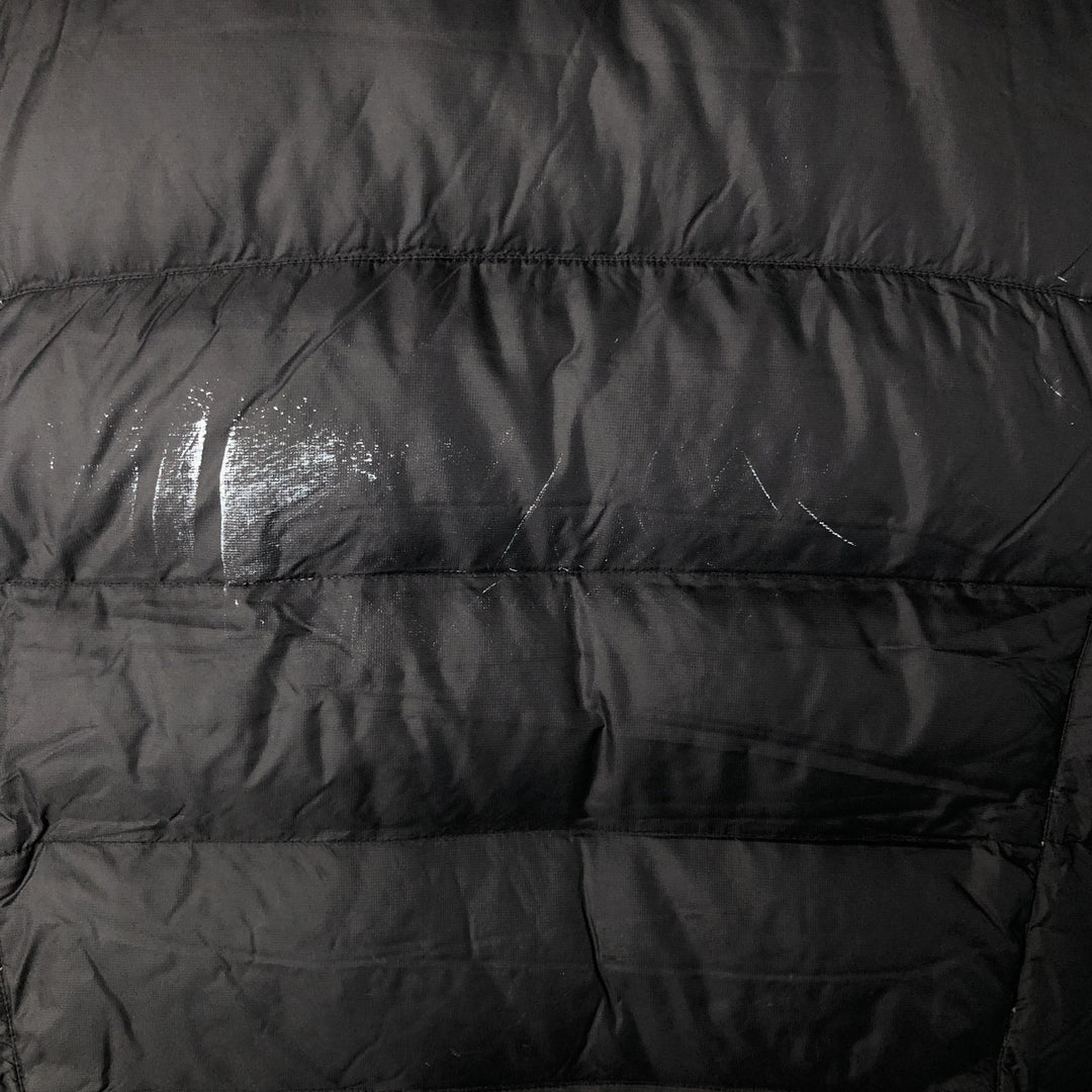 Eddie Bauer Ripstop Goose Down Vest, Men's Size L Nylon black type Vintage Second Hand