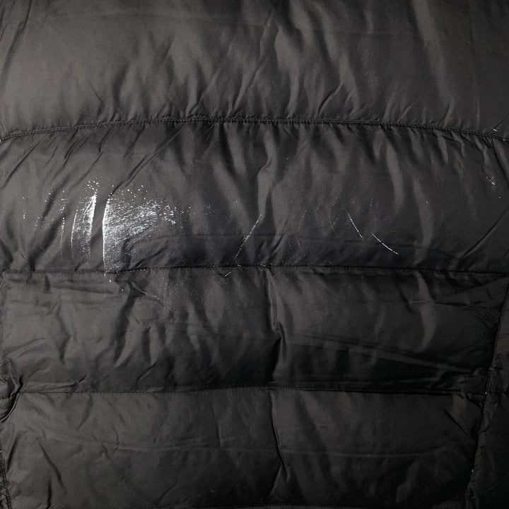 Eddie Bauer Ripstop Goose Down Vest, Men's Size L Nylon black type Vintage Second Hand