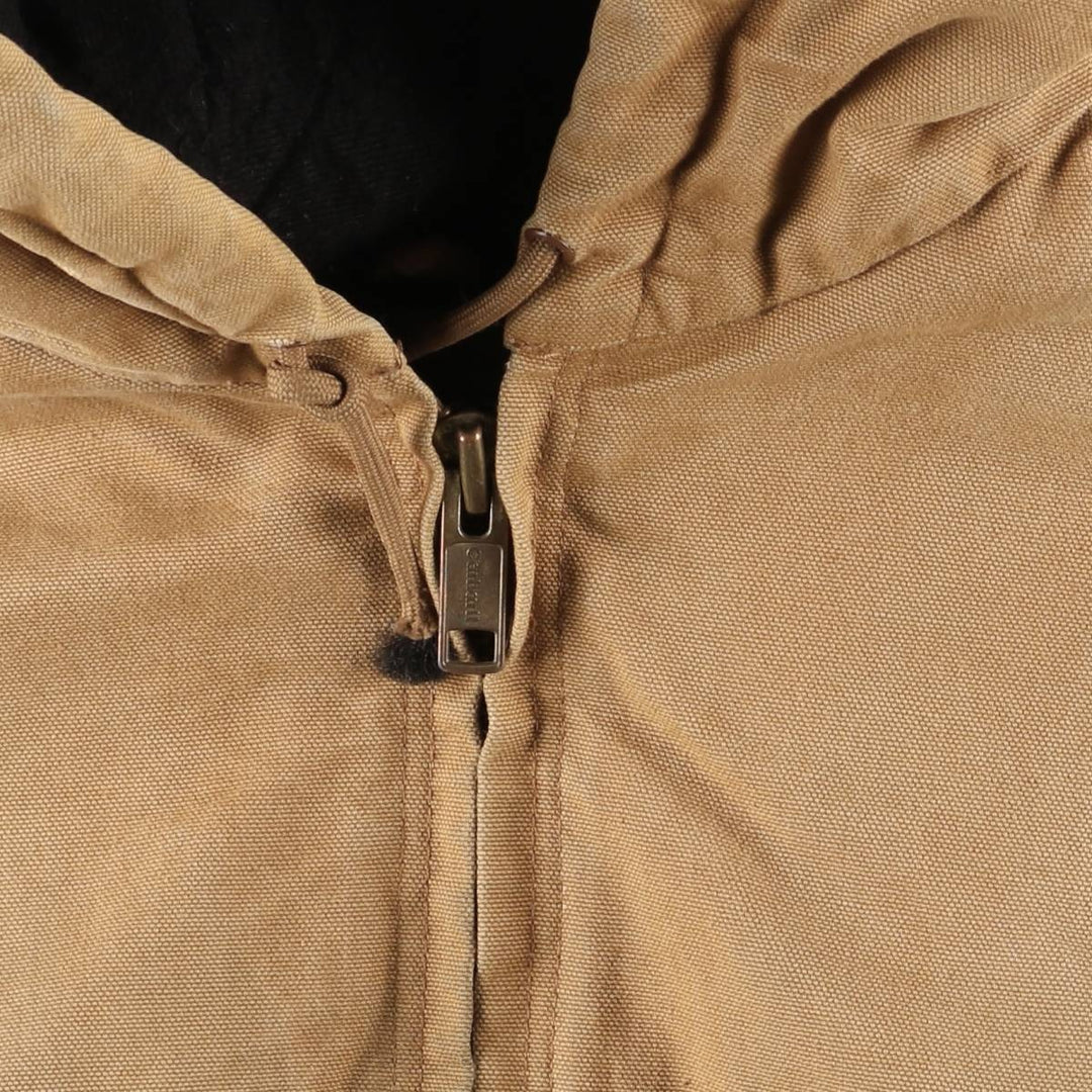 Carhartt Active Jacket, Padded Duck Full-Zip Hoodie, Men's XL unclear ocher yellow type Vintage Second Hand