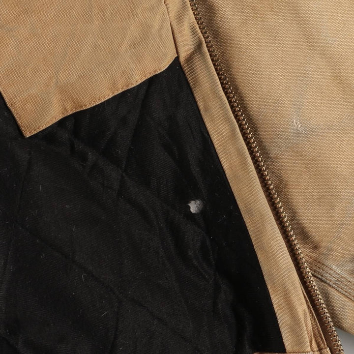 Carhartt Active Jacket, Padded Duck Full-Zip Hoodie, Men's XL unclear ocher yellow type Vintage Second Hand