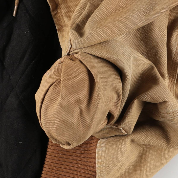 Carhartt Active Jacket, Padded Duck Full-Zip Hoodie, Men's XL unclear ocher yellow type Vintage Second Hand