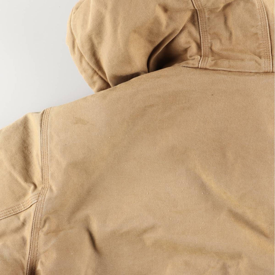 Carhartt Active Jacket, Padded Duck Full-Zip Hoodie, Men's XL unclear ocher yellow type Vintage Second Hand
