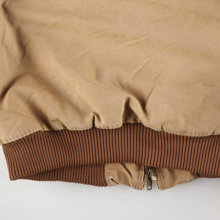 Carhartt Active Jacket, Padded Duck Full-Zip Hoodie, Men's XL unclear ocher yellow type Vintage Second Hand