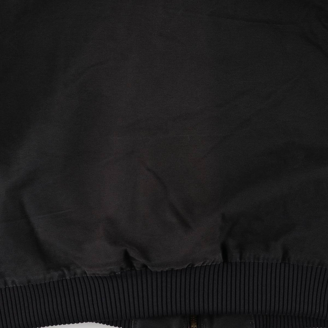 Carhartt Active Jacket, Padded Duck Full-Zip Hoodie, Men's XXL cotton black type Vintage Second Hand