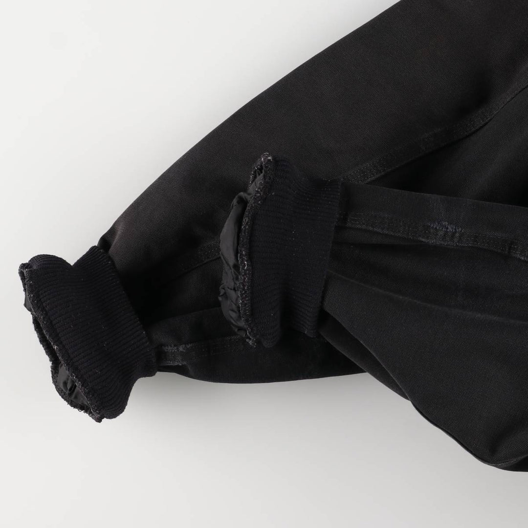 Carhartt Active Jacket, Padded Duck Full-Zip Hoodie, Men's XXL cotton black type Vintage Second Hand