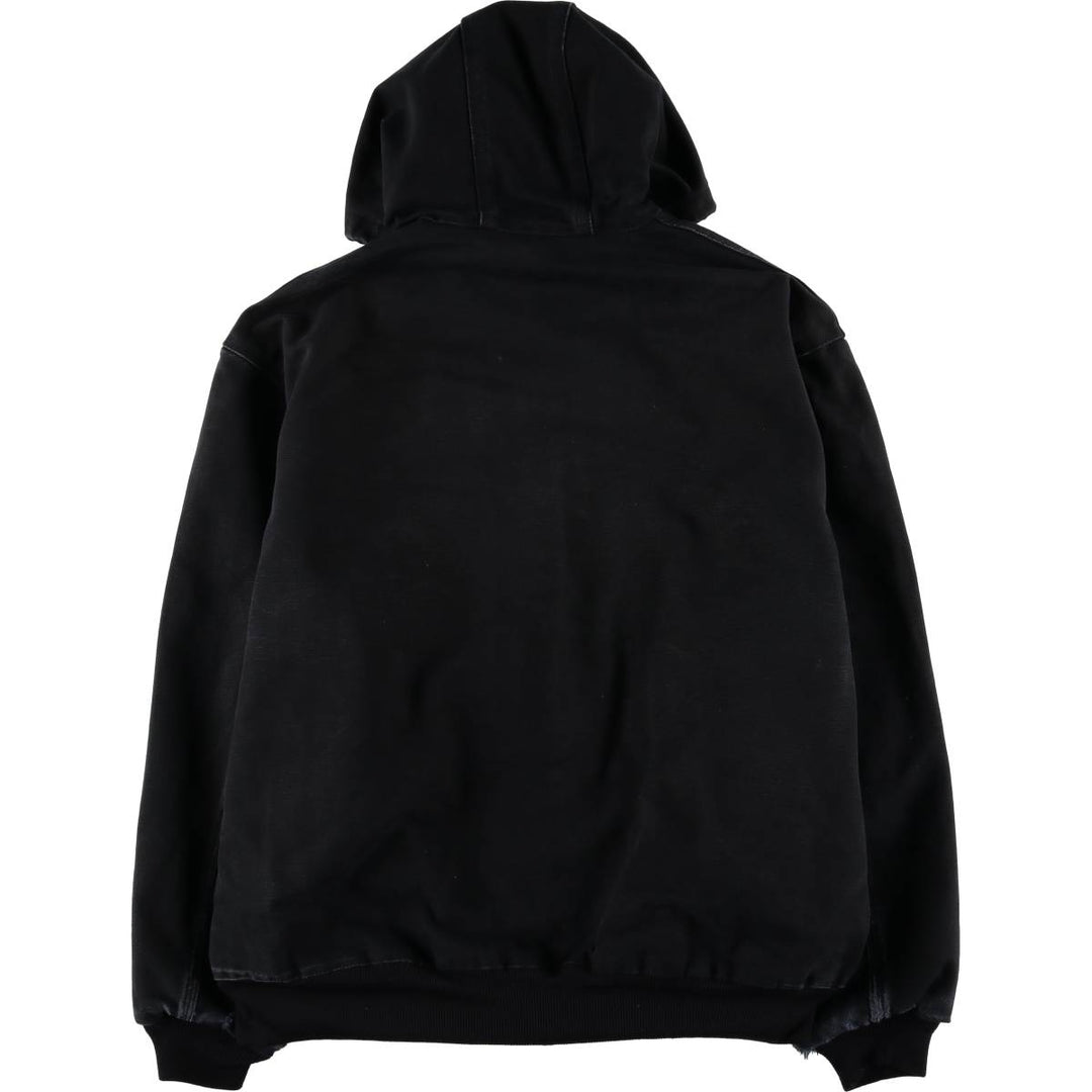 Carhartt Active Jacket Duck Full Zip Hoodie Men's XXL unclear black type Vintage Second Hand