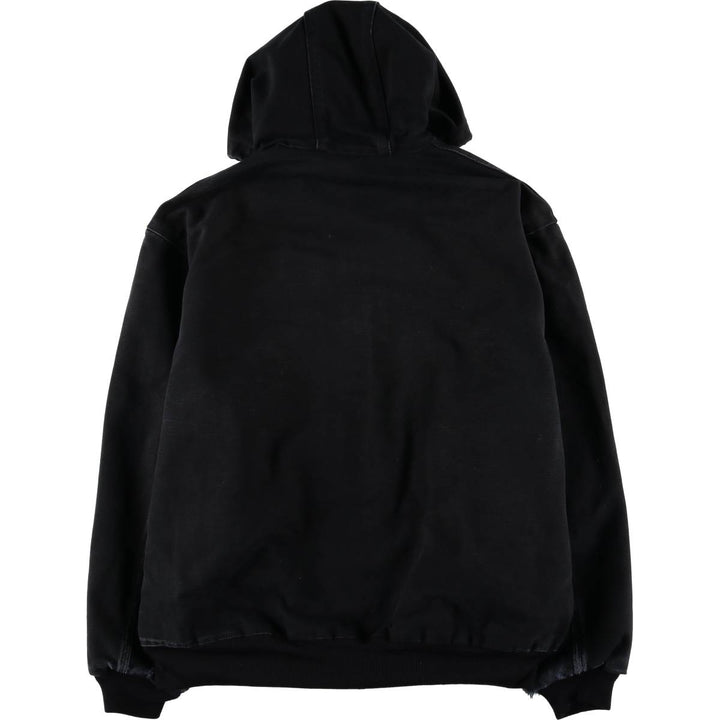Carhartt Active Jacket Duck Full Zip Hoodie Men's XXL unclear black type Vintage Second Hand