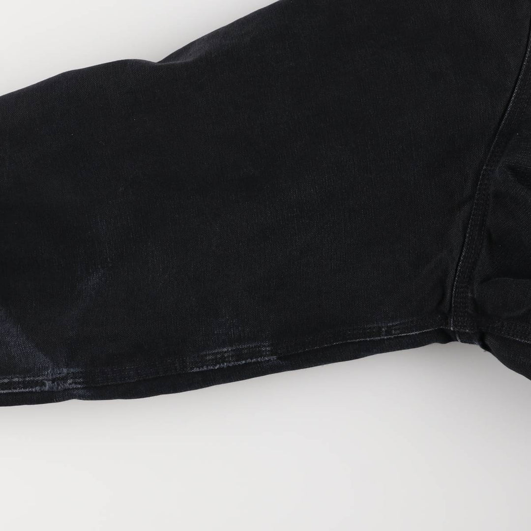 Carhartt Active Jacket Duck Full Zip Hoodie Men's XXL unclear black type Vintage Second Hand