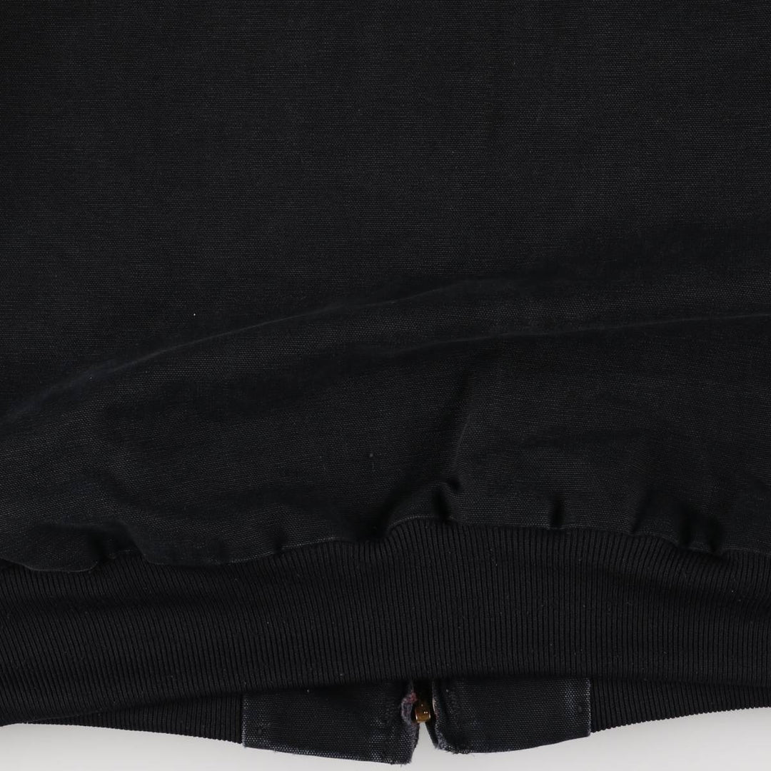 Carhartt Active Jacket Duck Full Zip Hoodie Men's XXL unclear black type Vintage Second Hand