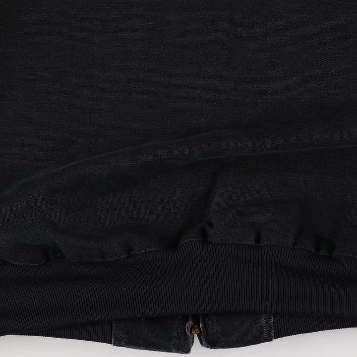 Carhartt Active Jacket Duck Full Zip Hoodie Men's XXL unclear black type Vintage Second Hand