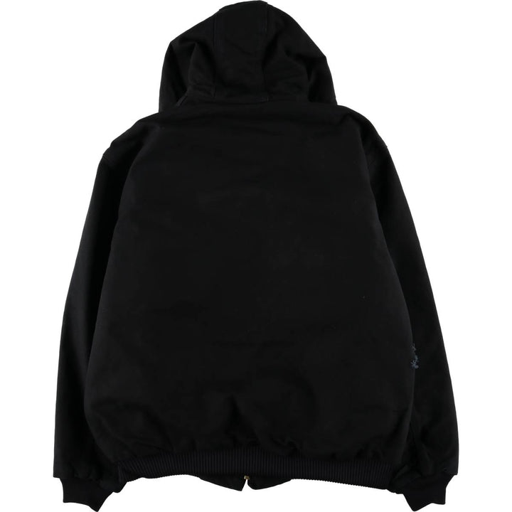 Carhartt Active Jacket, Padded Duck Full Zip Parka, Made in USA, Men's XL cotton black type Vintage Second Hand