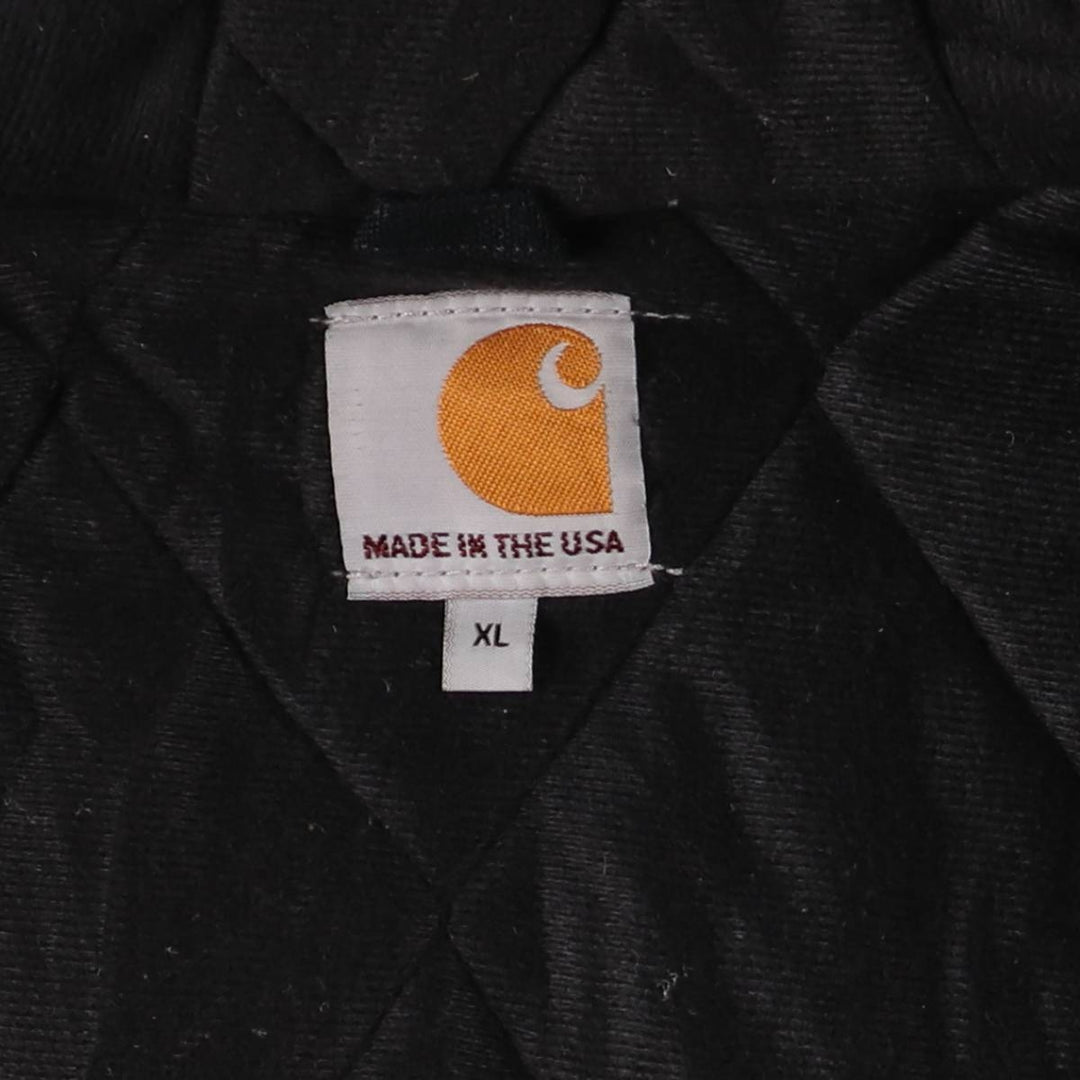 Carhartt Active Jacket, Padded Duck Full Zip Parka, Made in USA, Men's XL cotton black type Vintage Second Hand