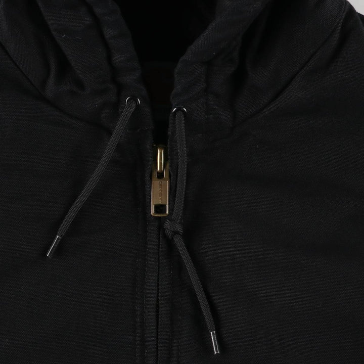 Carhartt Active Jacket, Padded Duck Full Zip Parka, Made in USA, Men's XL cotton black type Vintage Second Hand