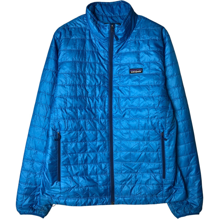 Patagonia Nano Puff Jacket 84212SP20, a padded mountain jacket, shell jacket, and puffer jacket, size L (men's size) recycled polyester Blue type light blue Vintage Second Hand