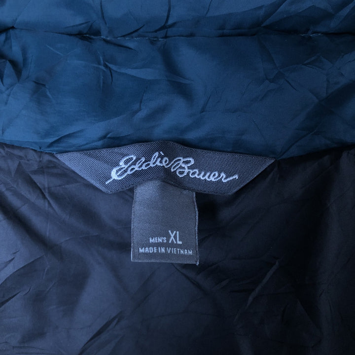 Eddie Bauer 650 Fill Power Down Jacket, Men's XL polyester green type Vintage Second Hand
