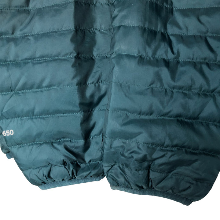 Eddie Bauer 650 Fill Power Down Jacket, Men's XL polyester green type Vintage Second Hand