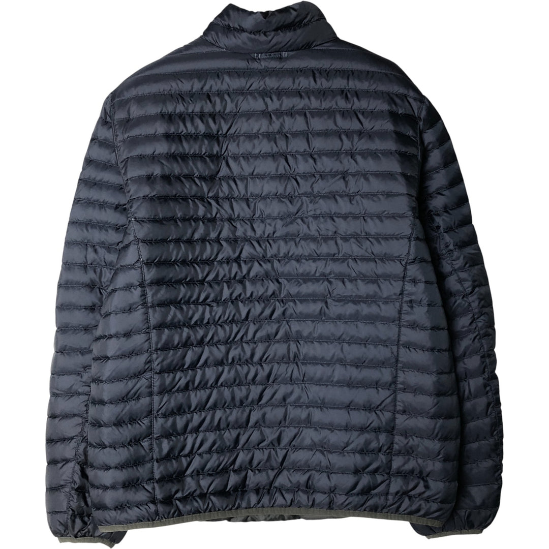 Eddie Bauer 650 Fill Power Down Jacket, Men's Size L polyester navy blue type Vintage Second Hand