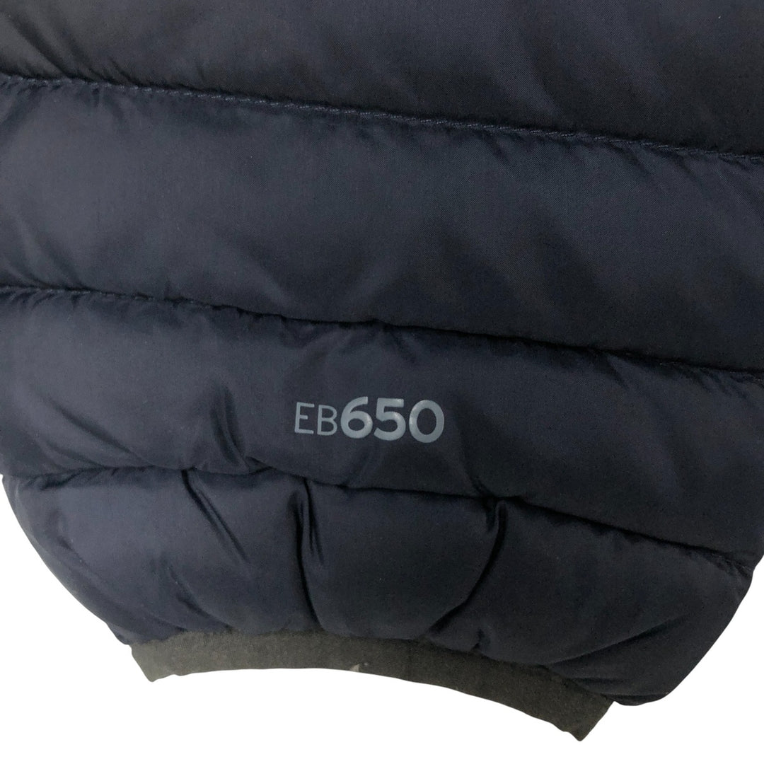 Eddie Bauer 650 Fill Power Down Jacket, Men's Size L polyester navy blue type Vintage Second Hand