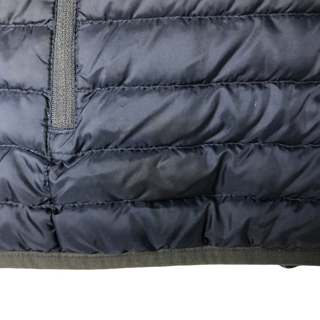 Eddie Bauer 650 Fill Power Down Jacket, Men's Size L polyester navy blue type Vintage Second Hand