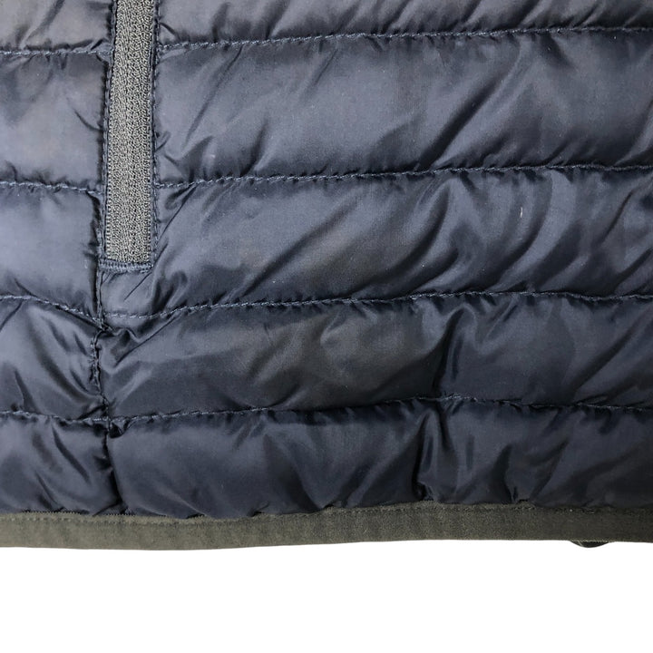 Eddie Bauer 650 Fill Power Down Jacket, Men's Size L polyester navy blue type Vintage Second Hand