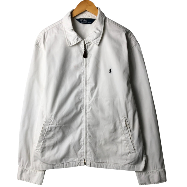Ralph Lauren POLO by Ralph Lauren Swing Top Sports Jacket Men's XL cotton white type Vintage Second Hand