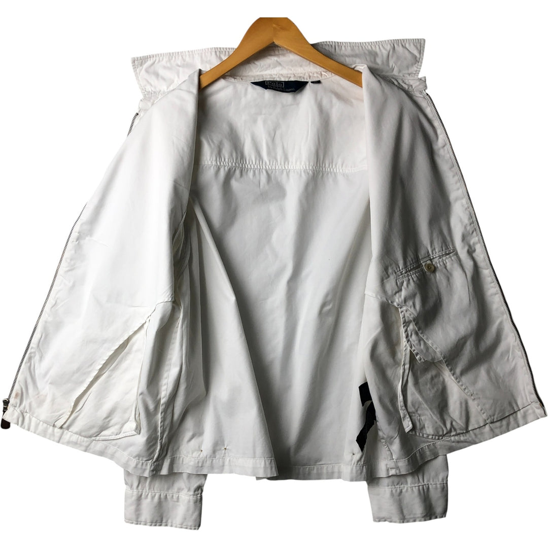 Ralph Lauren POLO by Ralph Lauren Swing Top Sports Jacket Men's XL cotton white type Vintage Second Hand