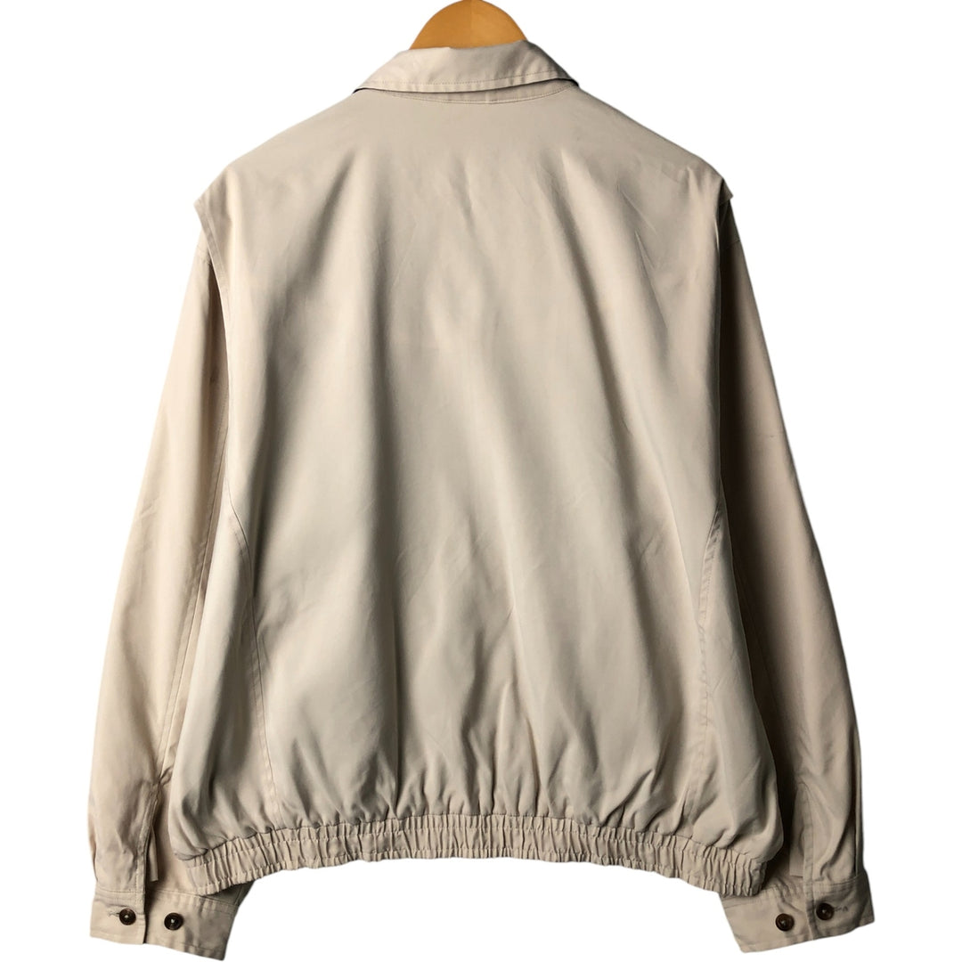 Ralph Lauren POLO by Ralph Lauren Swing Top Sports Jacket Men's L size polyester Beige type Vintage Second Hand