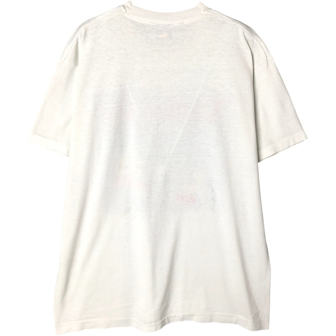 90'S Screen Stars Verbatim Advertising T-Shirt, Made in USA, Men's XL, Vintage cotton white type Vintage Second Hand