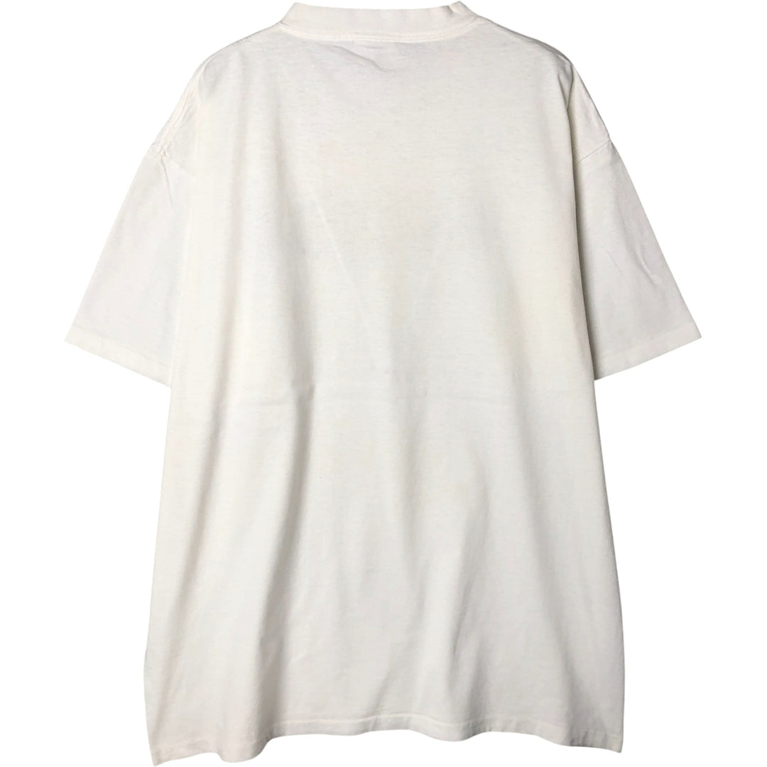 Vintage 90'S Oneita POWERPRO Advertising T-Shirt, Men's XL cotton white type Vintage Second Hand