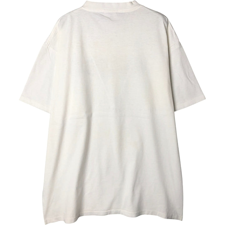 Vintage 90'S Oneita POWERPRO Advertising T-Shirt, Men's XL cotton white type Vintage Second Hand