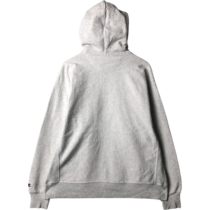 2000'S Champion Original Reverse Weave Sweatshirt Pullover Hoodie, Men's Size L cotton gray type Vintage Second Hand