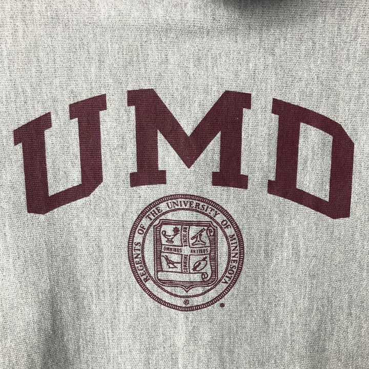 2000'S Champion Original Reverse Weave College Pullover Hoodie, Men's XXL cotton gray type Vintage Second Hand