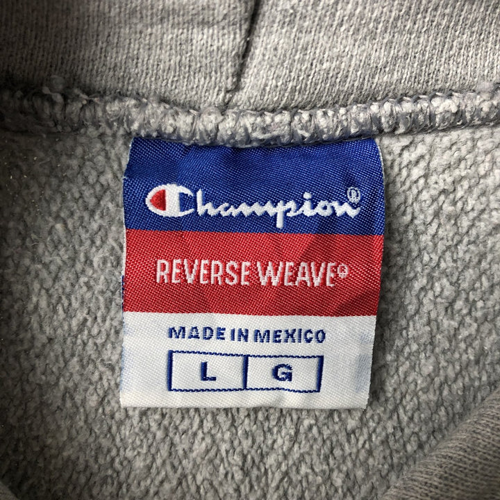 2000'S Champion REVERSE WEAVE Reverse Weave College Sweatshirt Pullover Hoodie, Men's Size L unclear gray type Vintage Second Hand