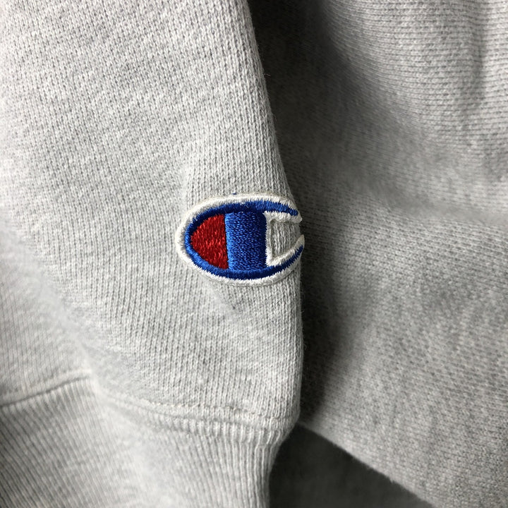 2000'S Champion College Sweatshirt Pullover Hoodie, Men's Size L cotton gray type Vintage Second Hand