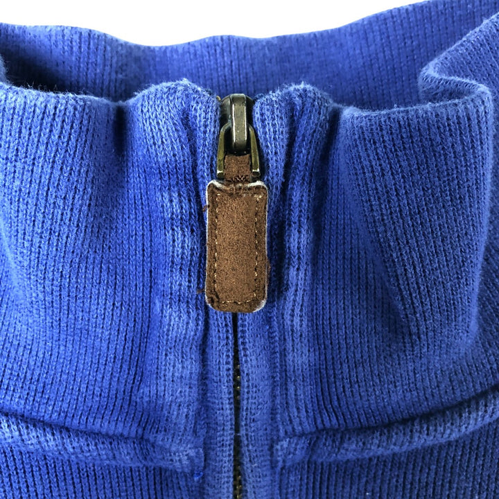 Ralph Lauren POLO RALPH LAUREN Half-Zip Sweatshirt, Men's S cotton blue type Vintage Second Hand