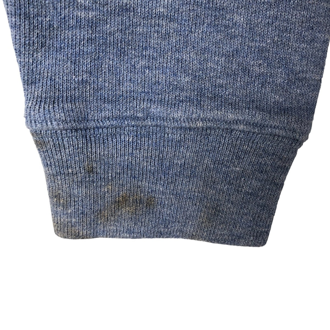 Ralph Lauren POLO RALPH LAUREN Half-zip sweatshirt, sweatshirt, men's size L cotton Blue type light blue Vintage Second Hand