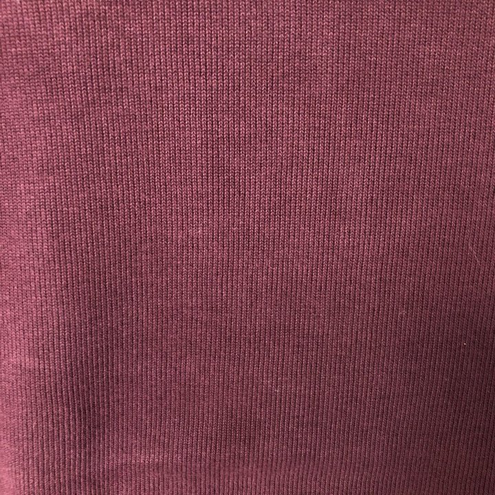 Ralph Lauren POLO by Ralph Lauren Half-Zip Sweatshirt, Men's Size L cotton wine-red Vintage Second Hand
