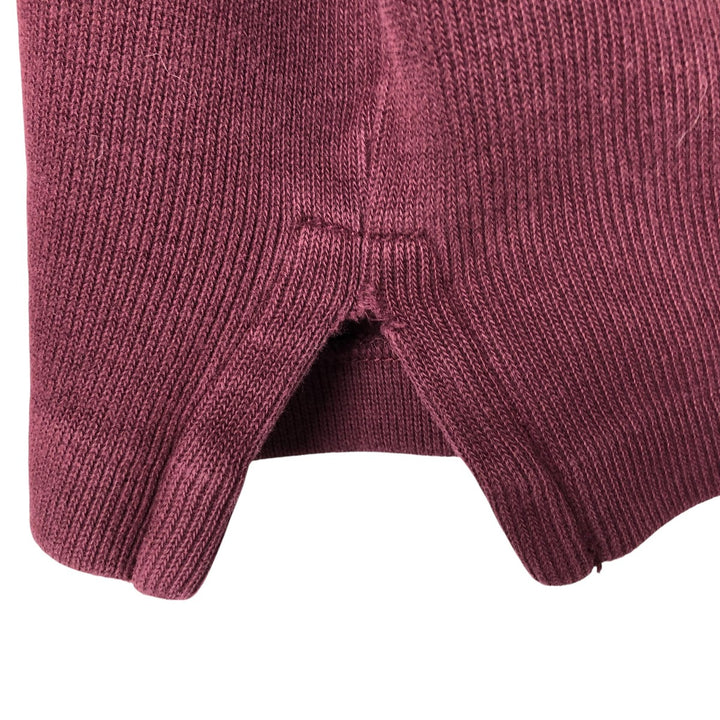 Ralph Lauren POLO by Ralph Lauren Half-Zip Sweatshirt, Men's Size L cotton wine-red Vintage Second Hand