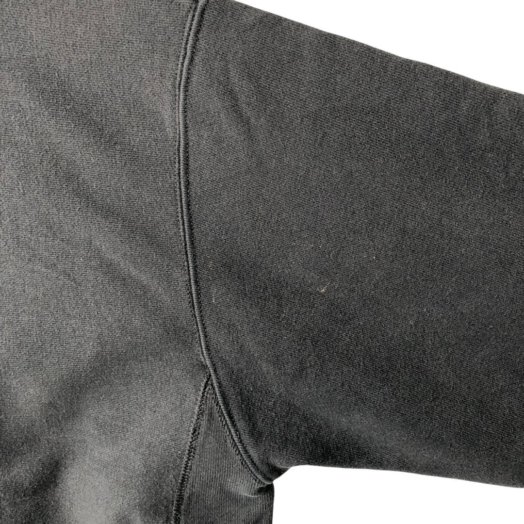 Champion Reverse Weave Replica Single Color Tag Sweat Pullover Hoodie Men's L Size cotton black type Vintage Second Hand