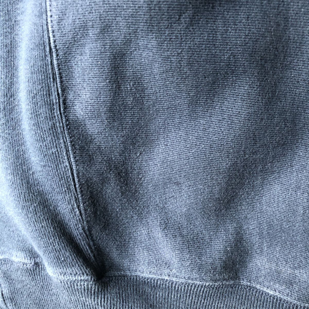 2000'S Champion PREMIUM REVERSE WEAVE Premium Reverse Weave Sweatshirt Pullover Hoodie, Men's Size L cotton navy blue type Vintage Second Hand