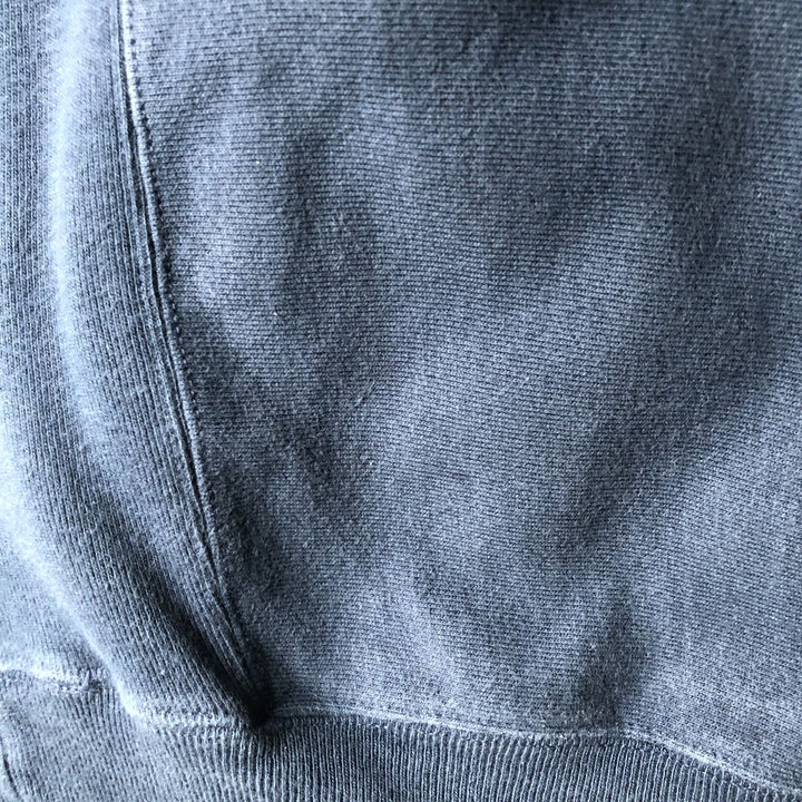 2000'S Champion PREMIUM REVERSE WEAVE Premium Reverse Weave Sweatshirt Pullover Hoodie, Men's Size L cotton navy blue type Vintage Second Hand