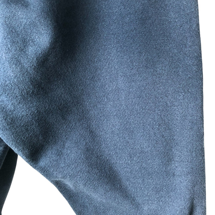 2000'S Champion PREMIUM REVERSE WEAVE Premium Reverse Weave Sweatshirt Pullover Hoodie, Men's Size L cotton navy blue type Vintage Second Hand