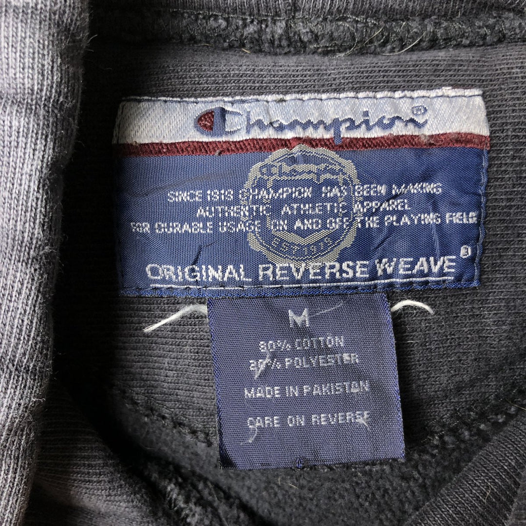 00'S Champion ORIGINAL REVERSE WEAVE Original Reverse Weave Sweat Pullover Hoodie Men's M size cotton black type Vintage Second Hand