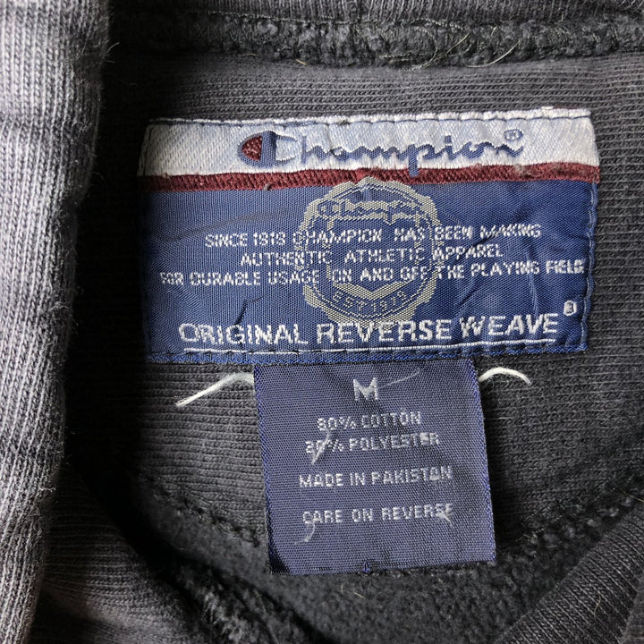 00'S Champion ORIGINAL REVERSE WEAVE Original Reverse Weave Sweat Pullover Hoodie Men's M size cotton black type Vintage Second Hand