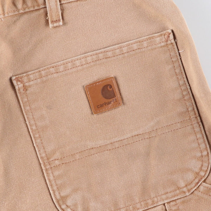 Carhartt Original Dungaree Fit Duck Painter Pants, Men's, W37 equivalent cotton Beige type Vintage Second Hand