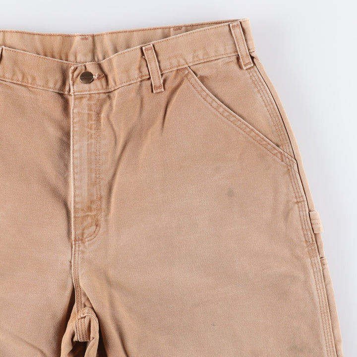 Carhartt Original Dungaree Fit Duck Painter Pants, Men's, W37 equivalent cotton Beige type Vintage Second Hand
