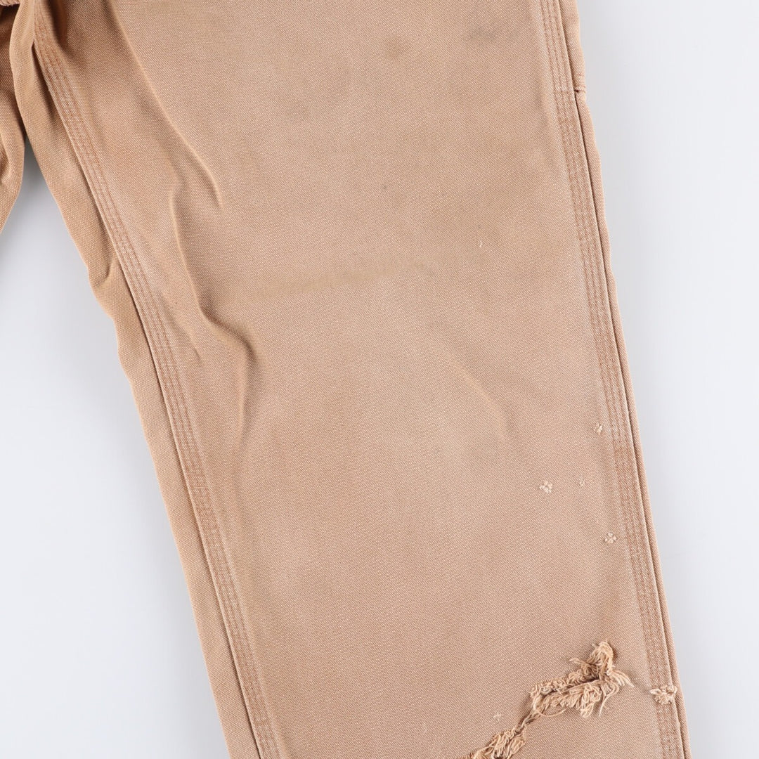Carhartt Original Dungaree Fit Duck Painter Pants, Men's, W37 equivalent cotton Beige type Vintage Second Hand
