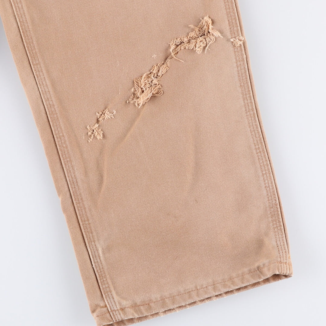 Carhartt Original Dungaree Fit Duck Painter Pants, Men's, W37 equivalent cotton Beige type Vintage Second Hand